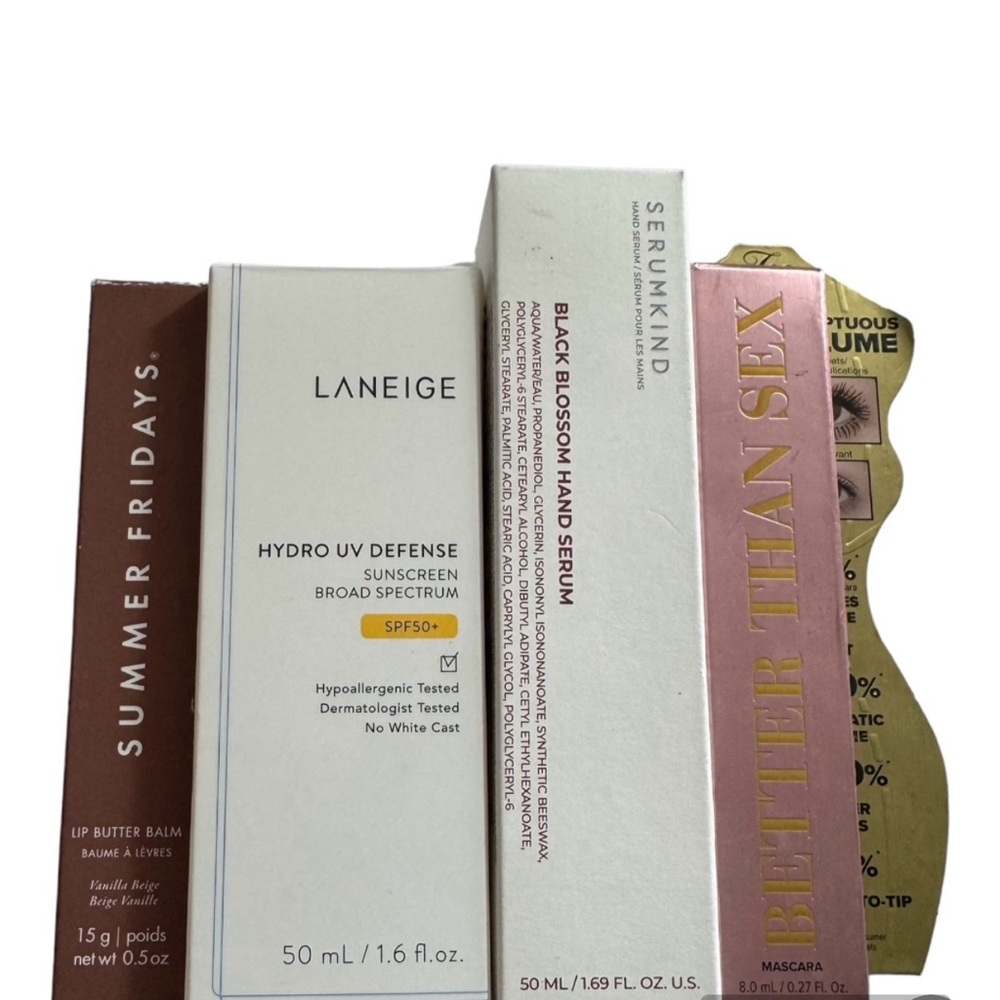 Bundle Box- Laneige, Summer Fridays, Serumkind, Too Faced + Alex and Ani​